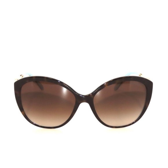 Tiffany & Co TF4144B 4144 8134/3B Havana Blue Brown Gradient Sunglasses - Picture 2 of 5